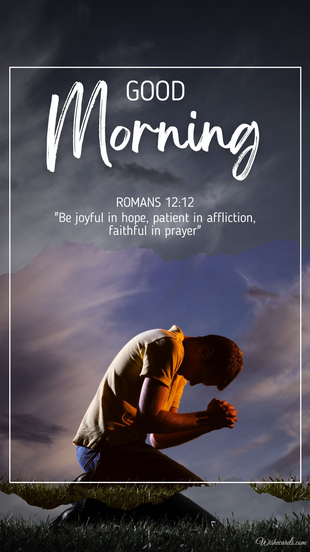 Bible Verse Good Morning Image