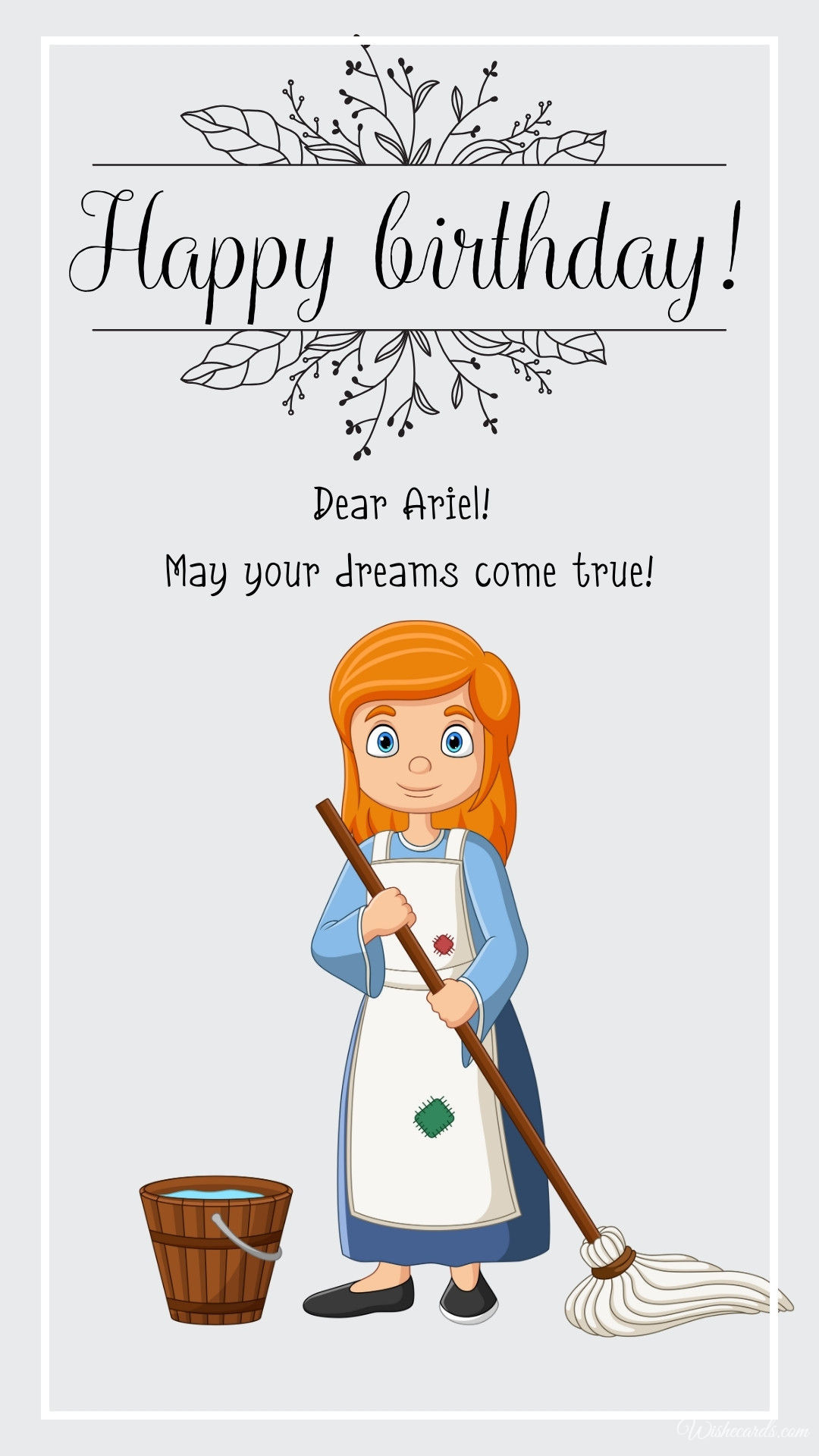 Birthday Card for Ariel
