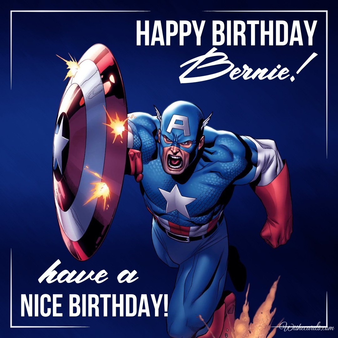 Birthday Card for Bernie
