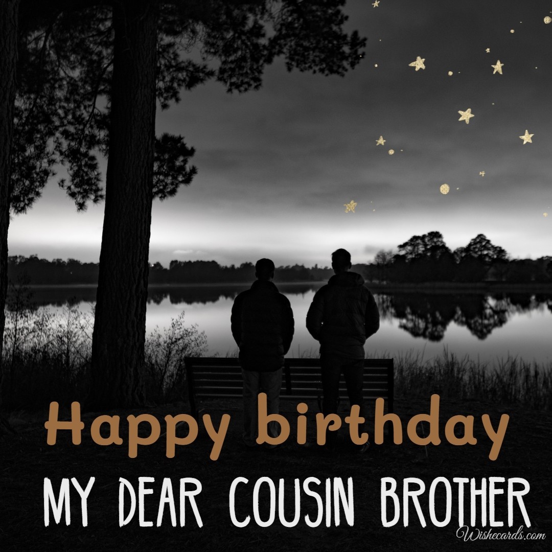 Birthday Card for Cousin Brother