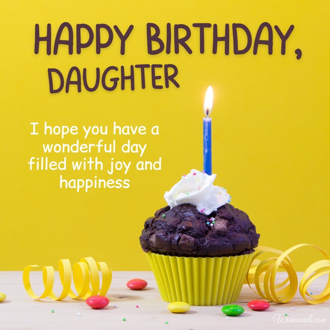 Birthday Card For Daughter From Mom