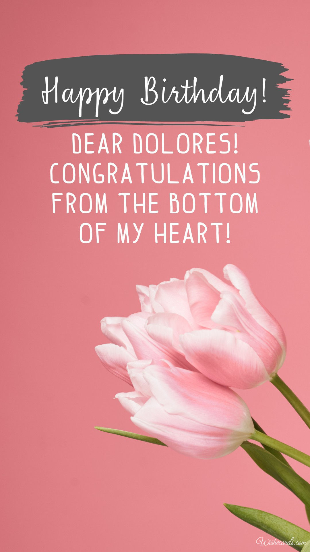 Birthday Card for Dolores