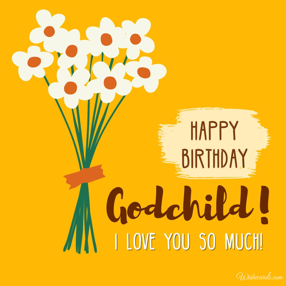 Birthday Card for Godchild