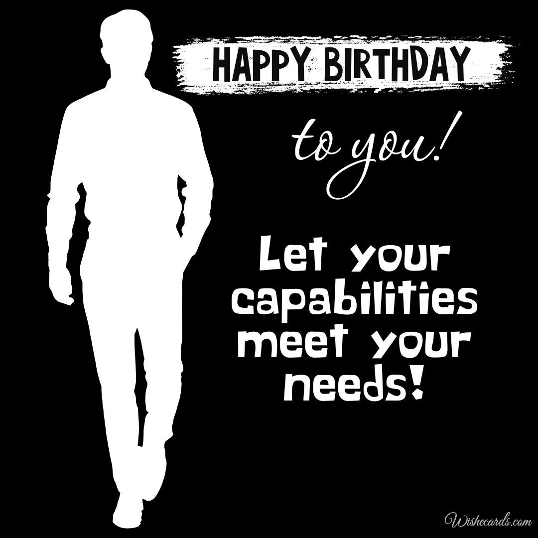 Birthday Card for Him Image