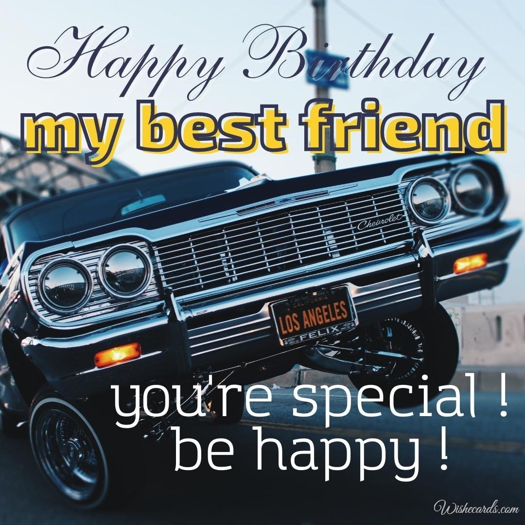 Birthday Card For Your Best Friend