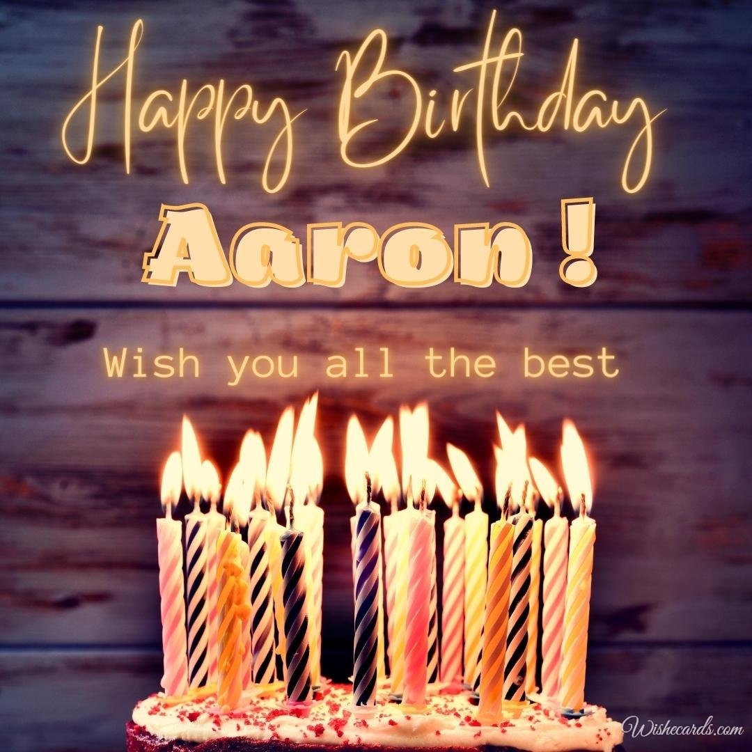 Birthday Ecard For Aaron