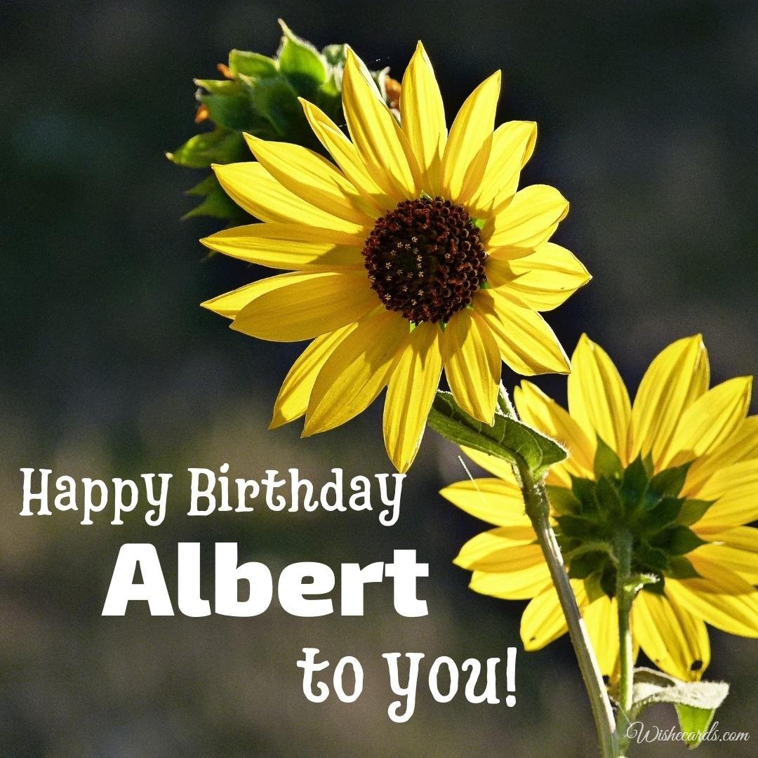 Birthday Ecard for Albert