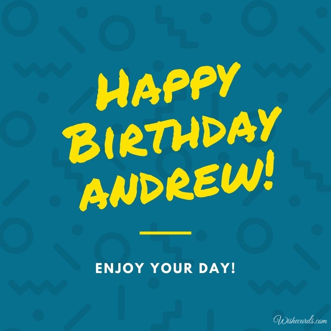 Birthday Ecard For Andrew