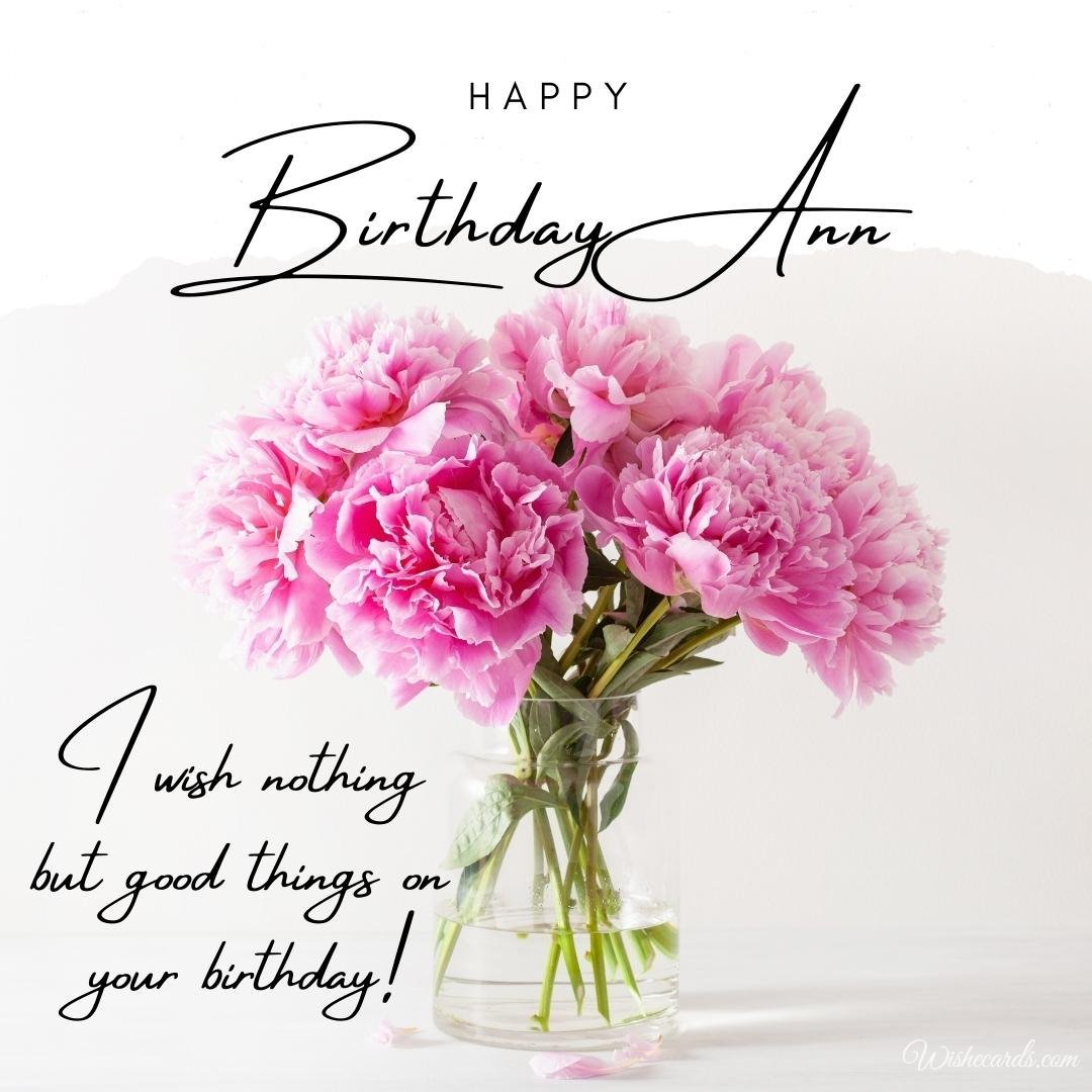 Birthday Ecard For Ann