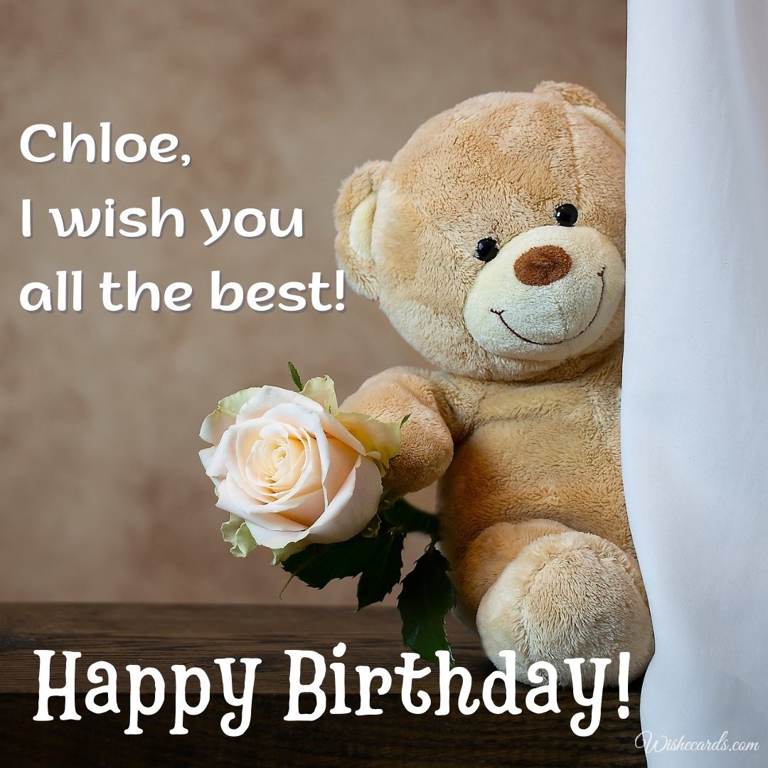 Birthday Ecard For Chloe