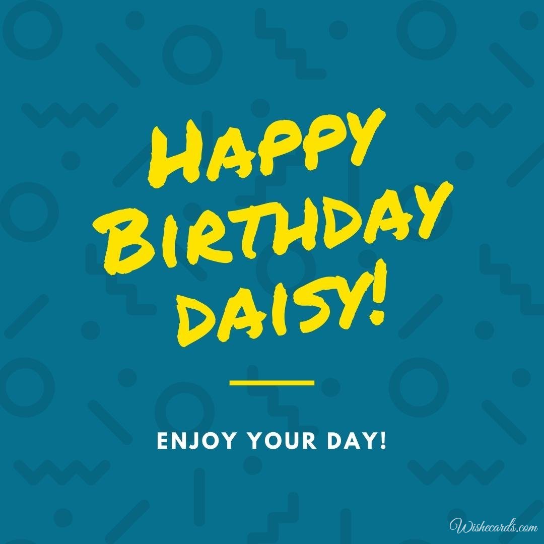 Birthday Ecard For Daisy