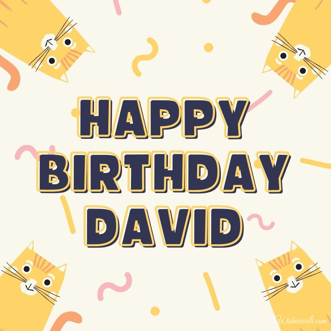 Birthday Ecard For David