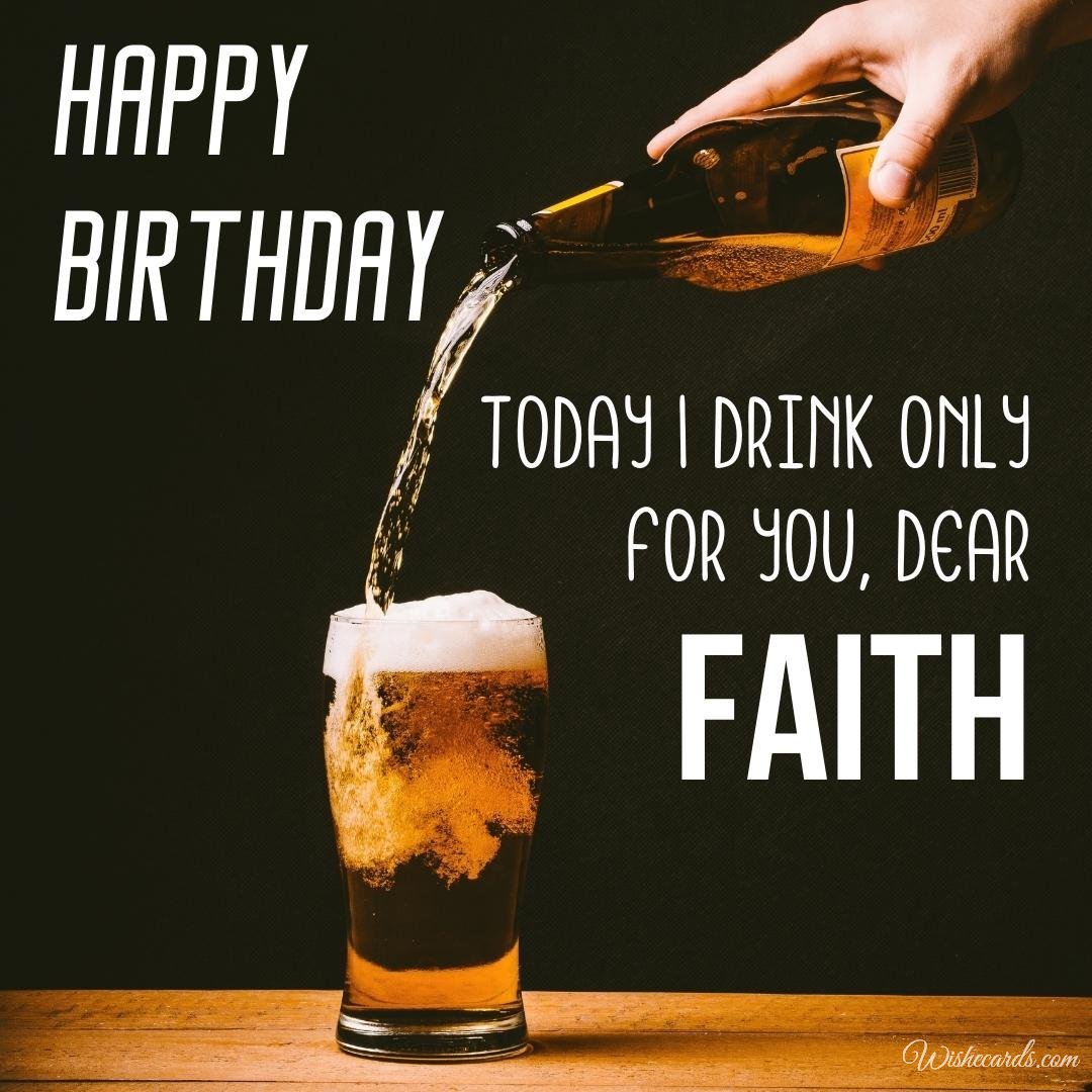 Birthday Ecard for Faith