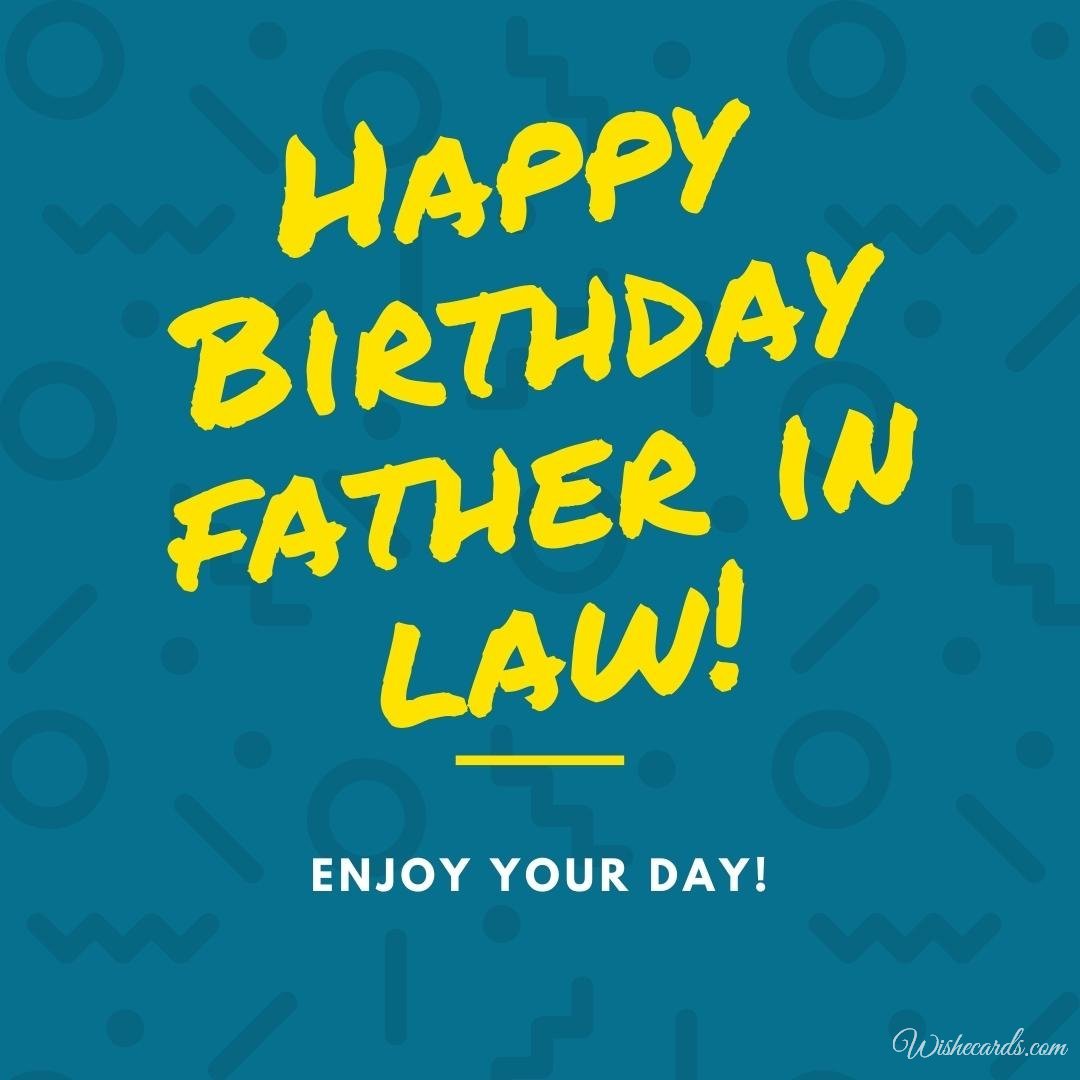 Birthday Ecard For Father In Law