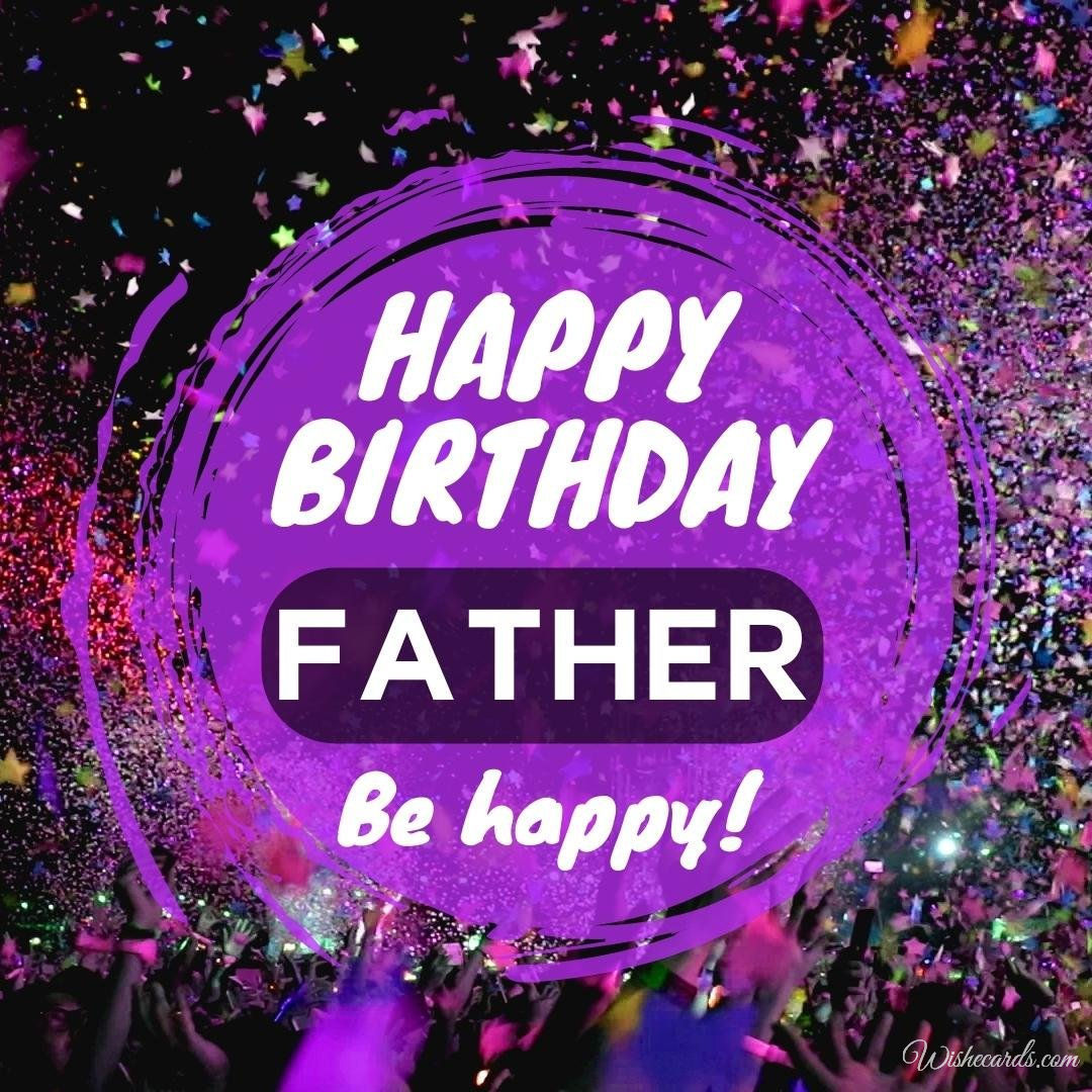 Birthday Ecard for Father