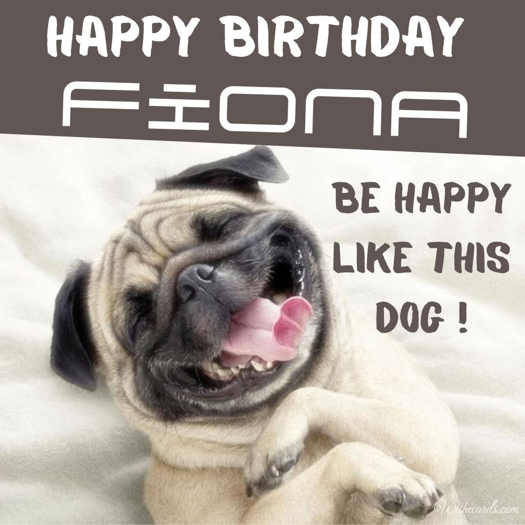 Birthday Ecard For Fiona