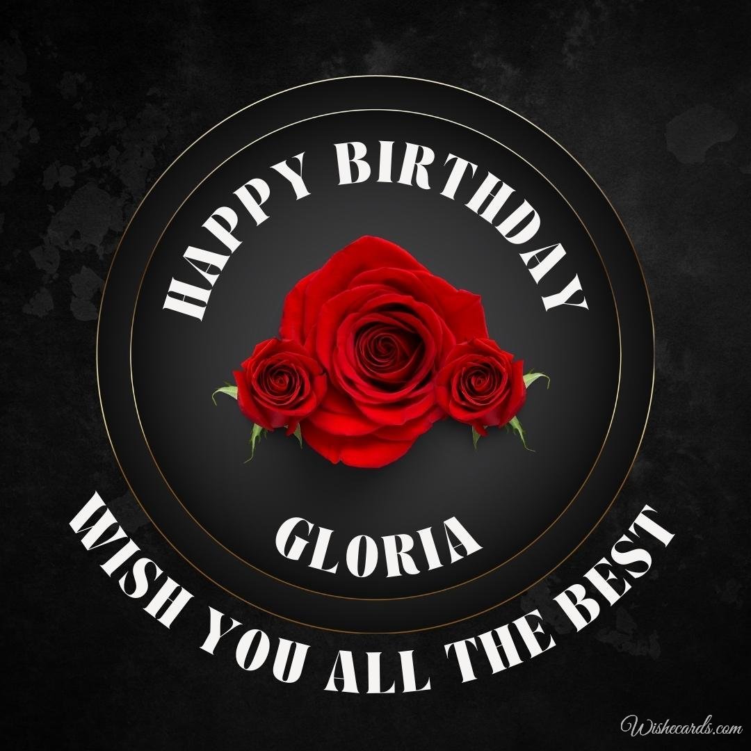 Birthday Ecard For Gloria