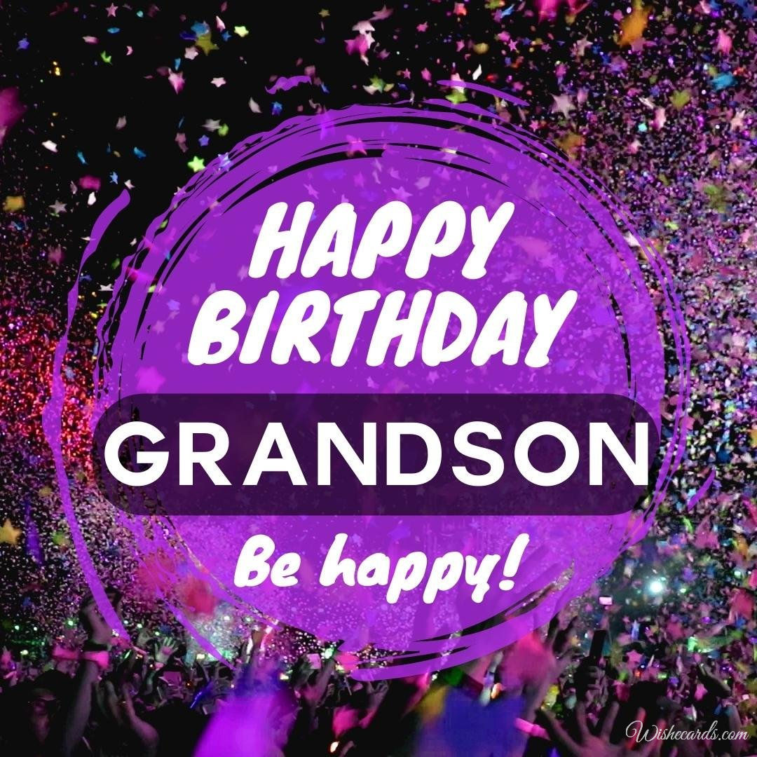 Birthday Ecard for Grandson