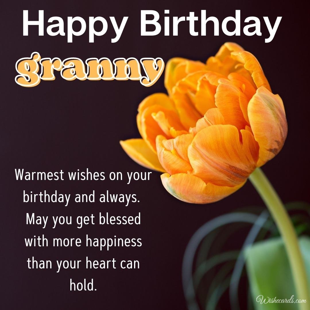 Birthday Ecard For Granny