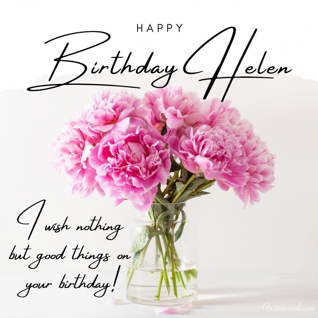 Birthday Ecard For Helen