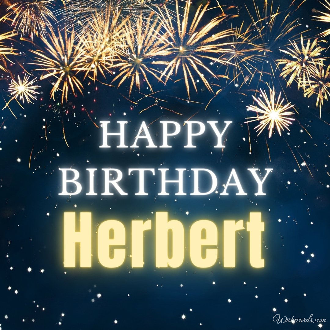 Birthday Ecard For Herbert