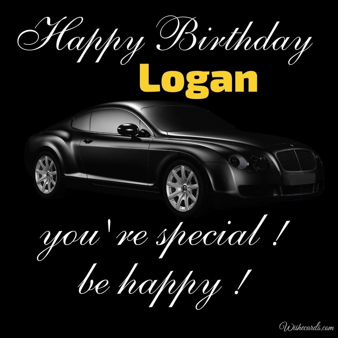 Birthday Ecard For Logan