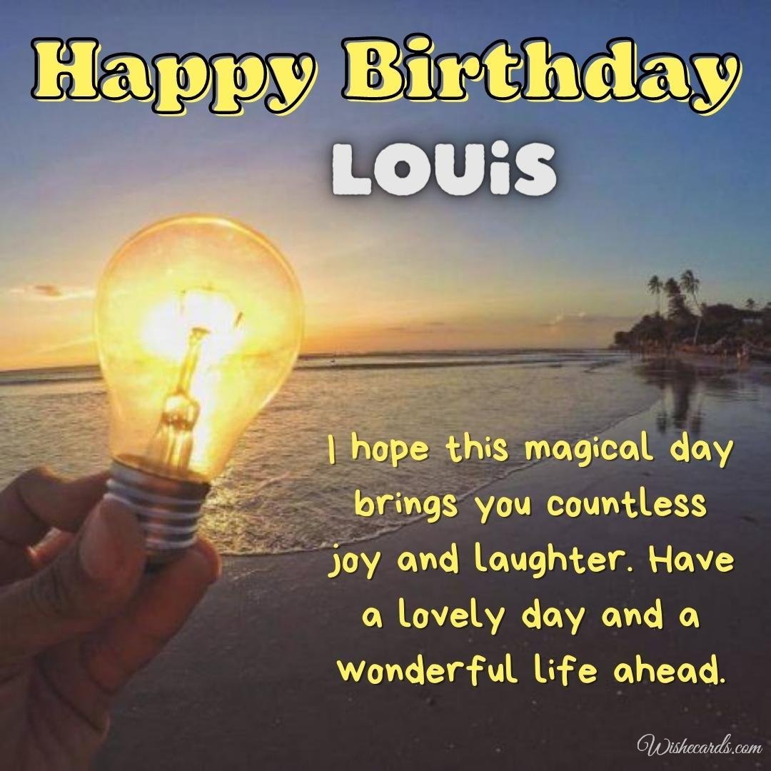 Birthday Ecard For Louis
