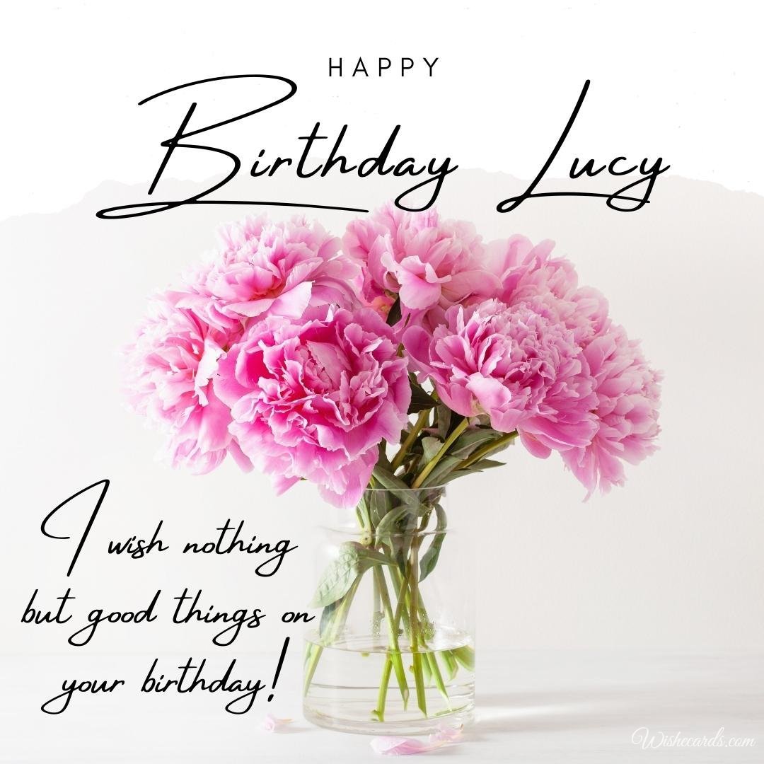 Birthday Ecard For Lucy