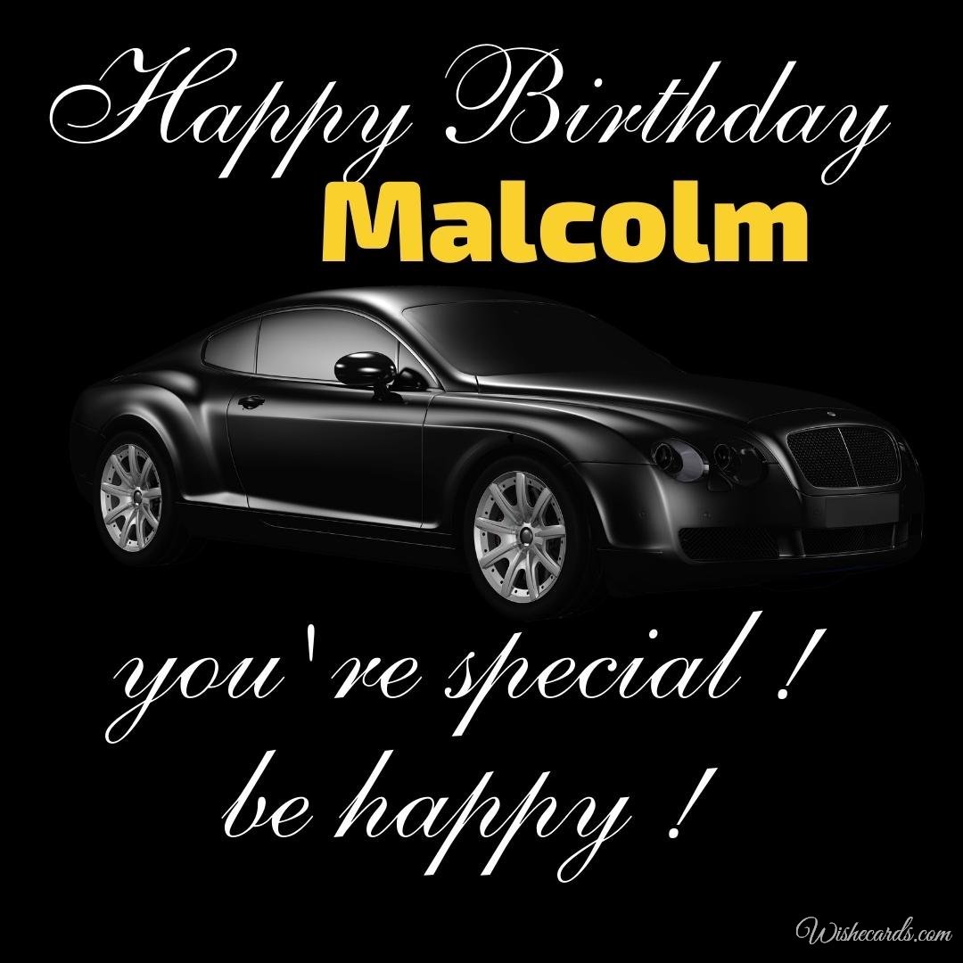 Birthday Ecard For Malcolm