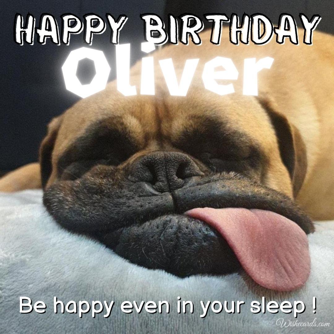 Birthday Ecard For Oliver