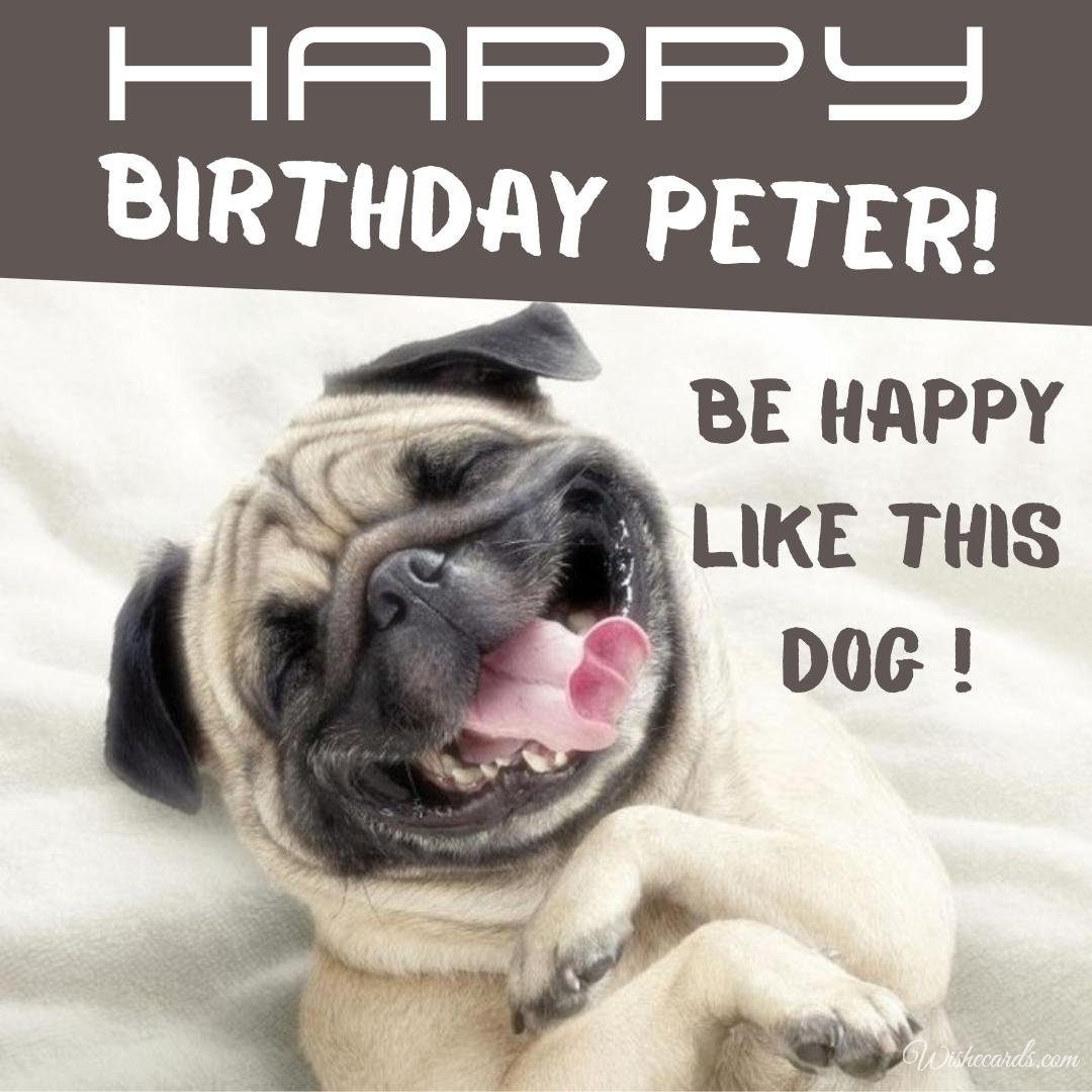 Birthday Ecard For Peter