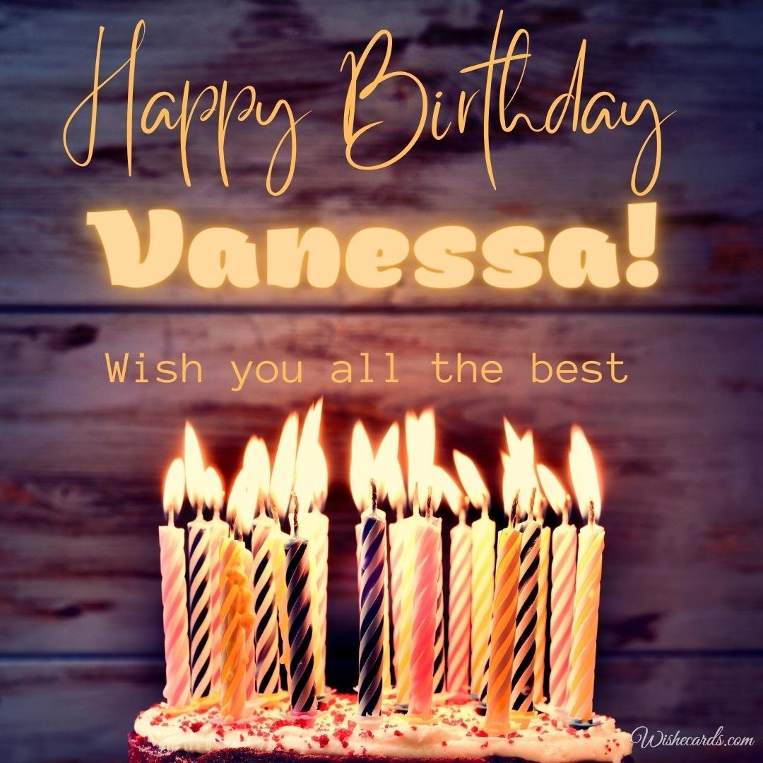 Birthday Ecard For Vanessa