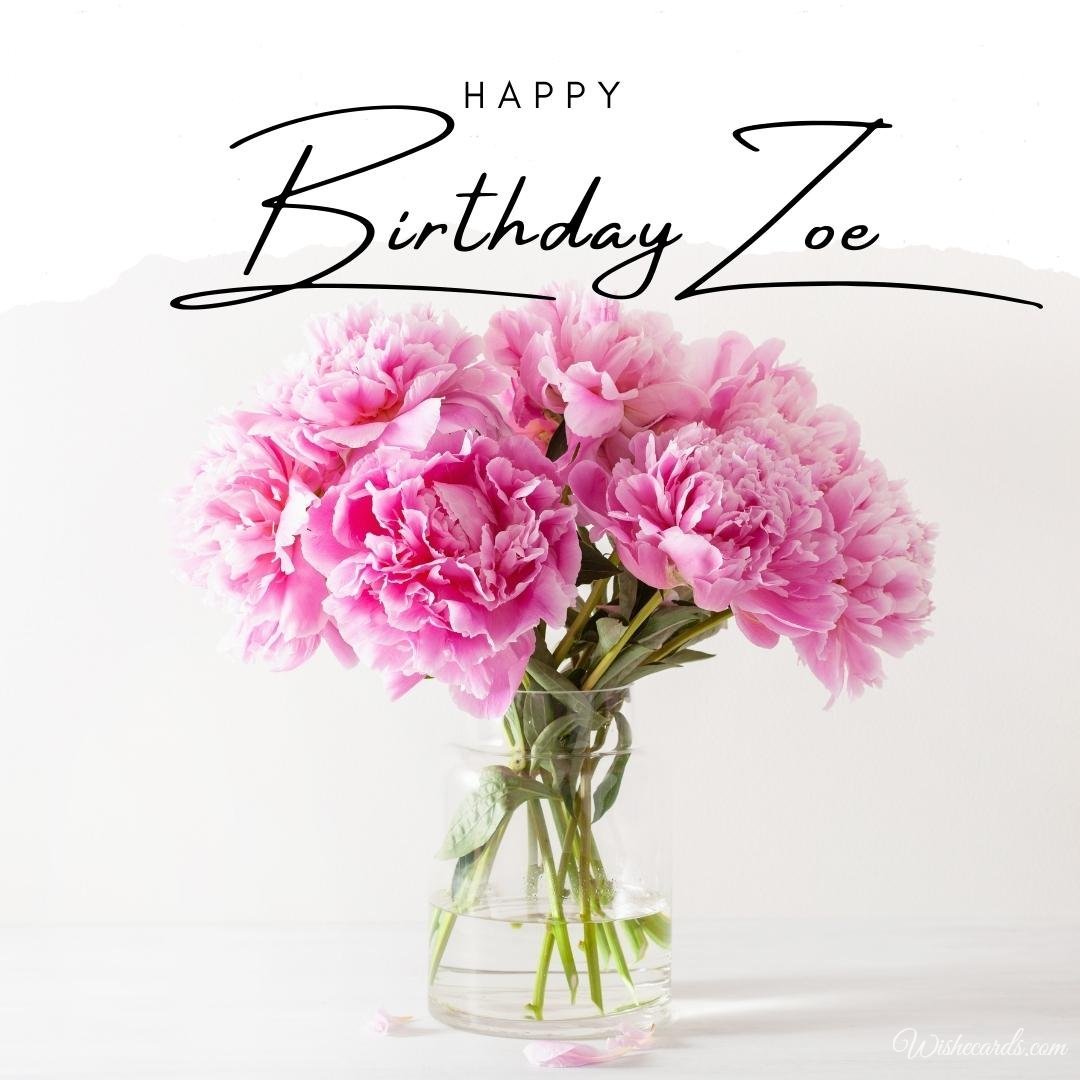 Birthday Ecard For Zoe