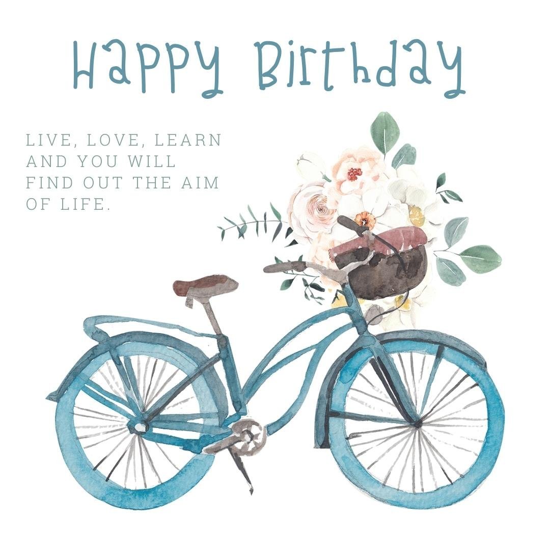 Birthday Ecard to Cyclist