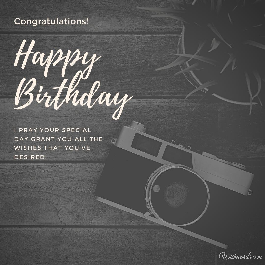 Top-10 Original Birthday Cards For Photographer