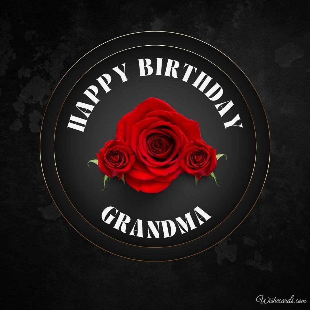 Birthday Greeting Card For Grandma