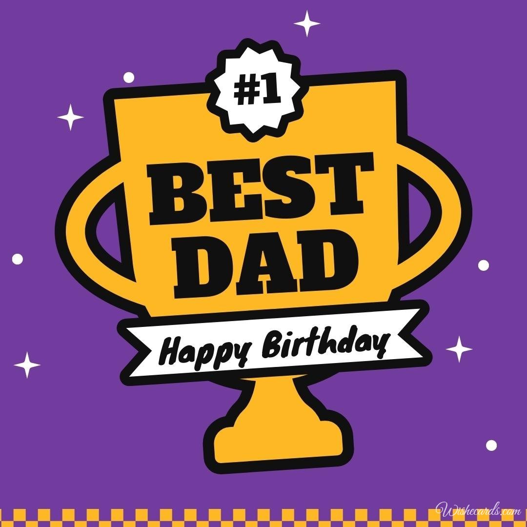 Birthday Greeting Ecard For Daddy