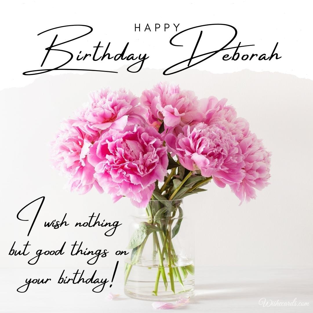 Birthday Greeting Ecard For Deborah