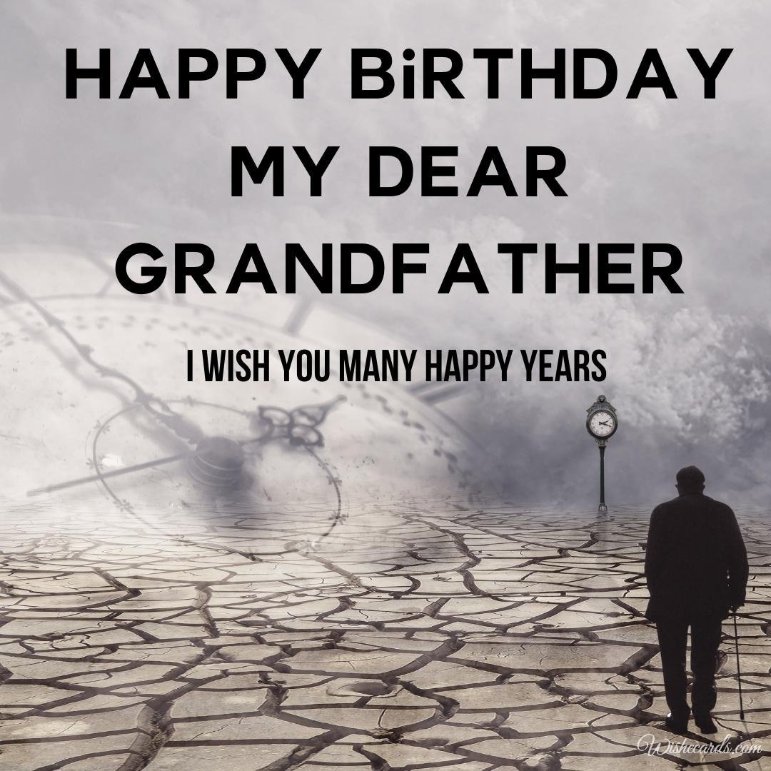 Birthday Greeting Ecard for Grandpa
