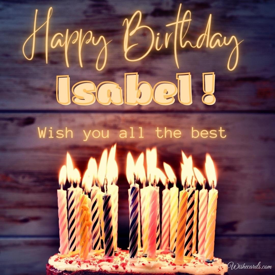 Birthday Greeting Ecard For Isabel