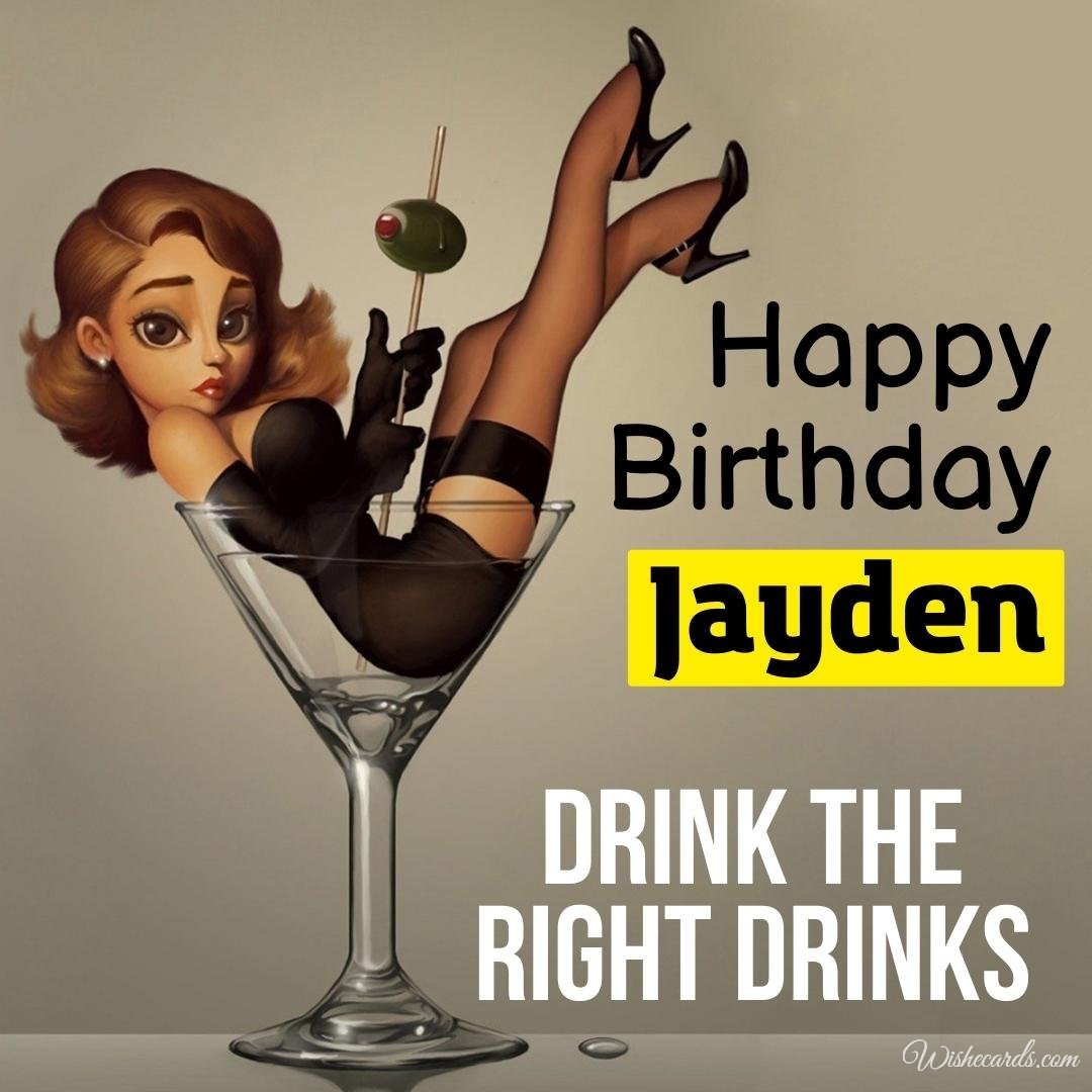 Birthday Greeting Ecard For Jayden