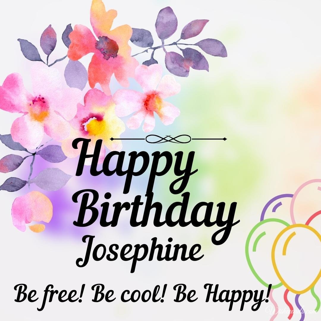 Birthday Greeting Ecard For Josephine