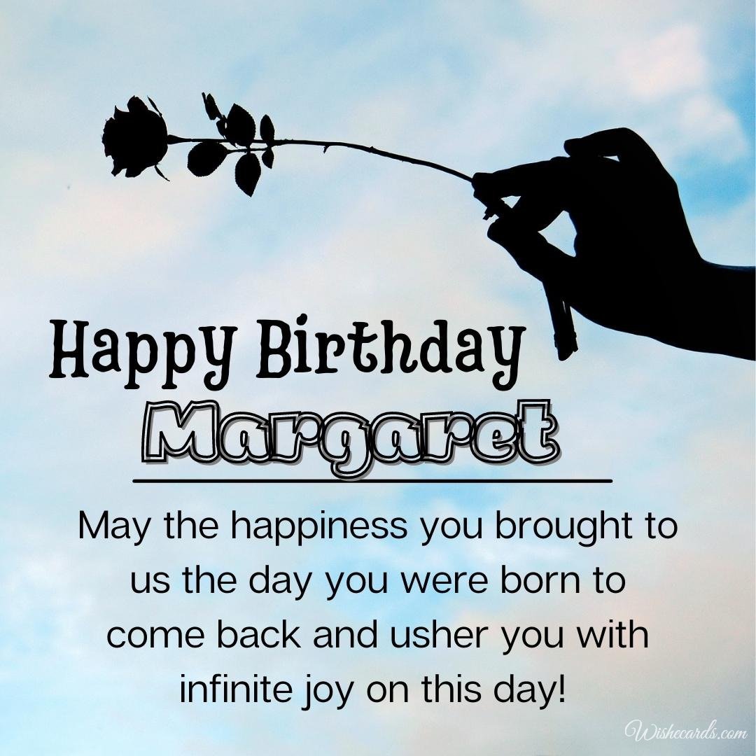 Birthday Greeting Ecard For Margaret