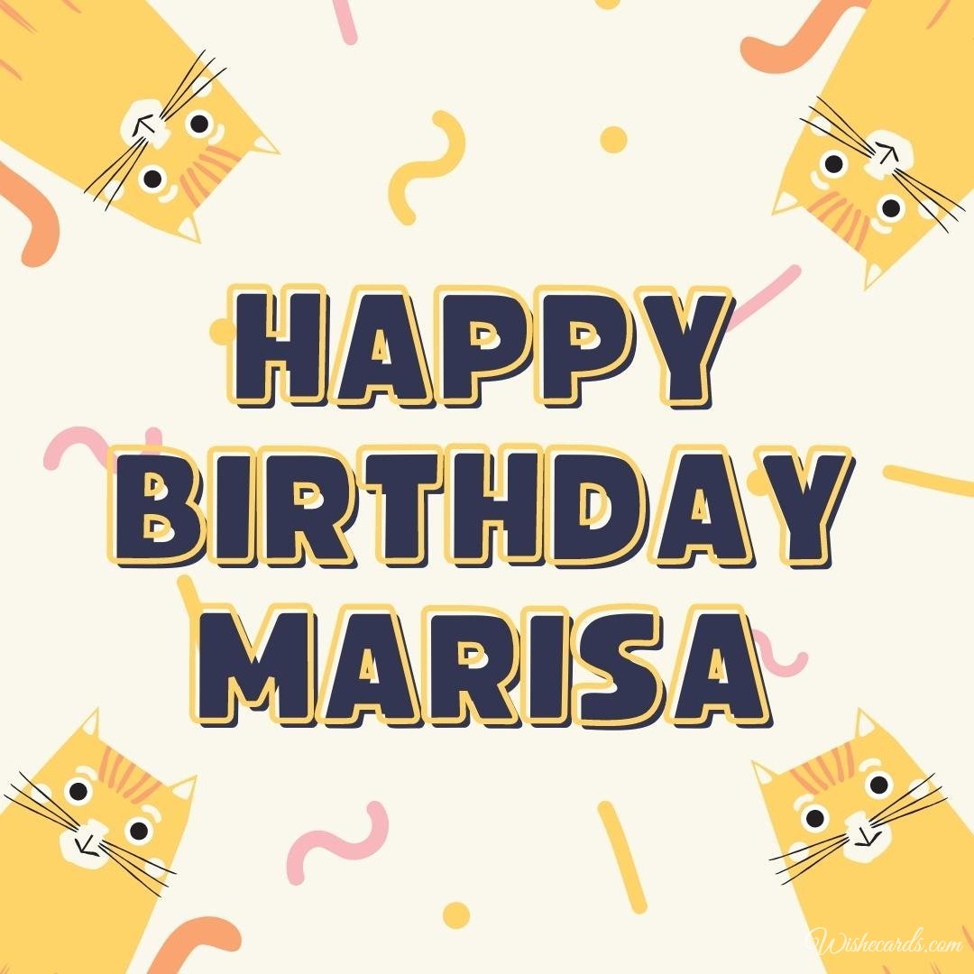 Birthday Greeting Ecard For Marisa