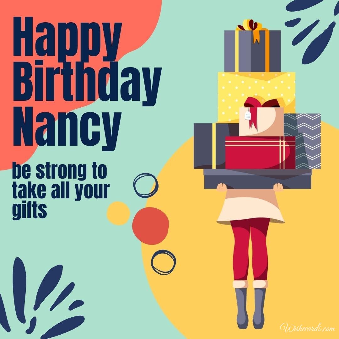 Birthday Greeting Ecard For Nancy