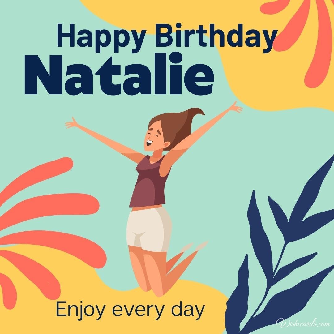 Birthday Greeting Ecard For Natalie