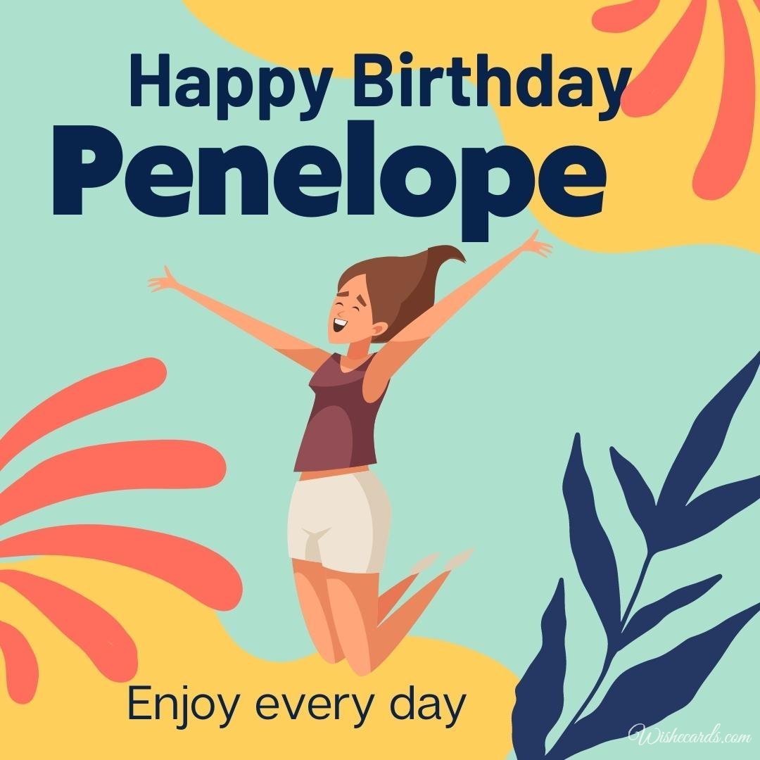 Birthday Greeting Ecard For Penelope