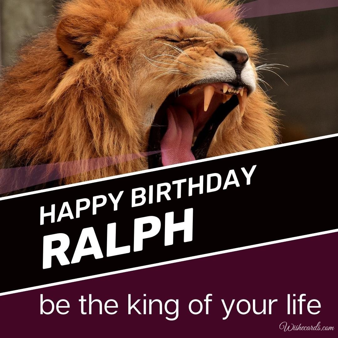 Birthday Greeting Ecard For Ralph