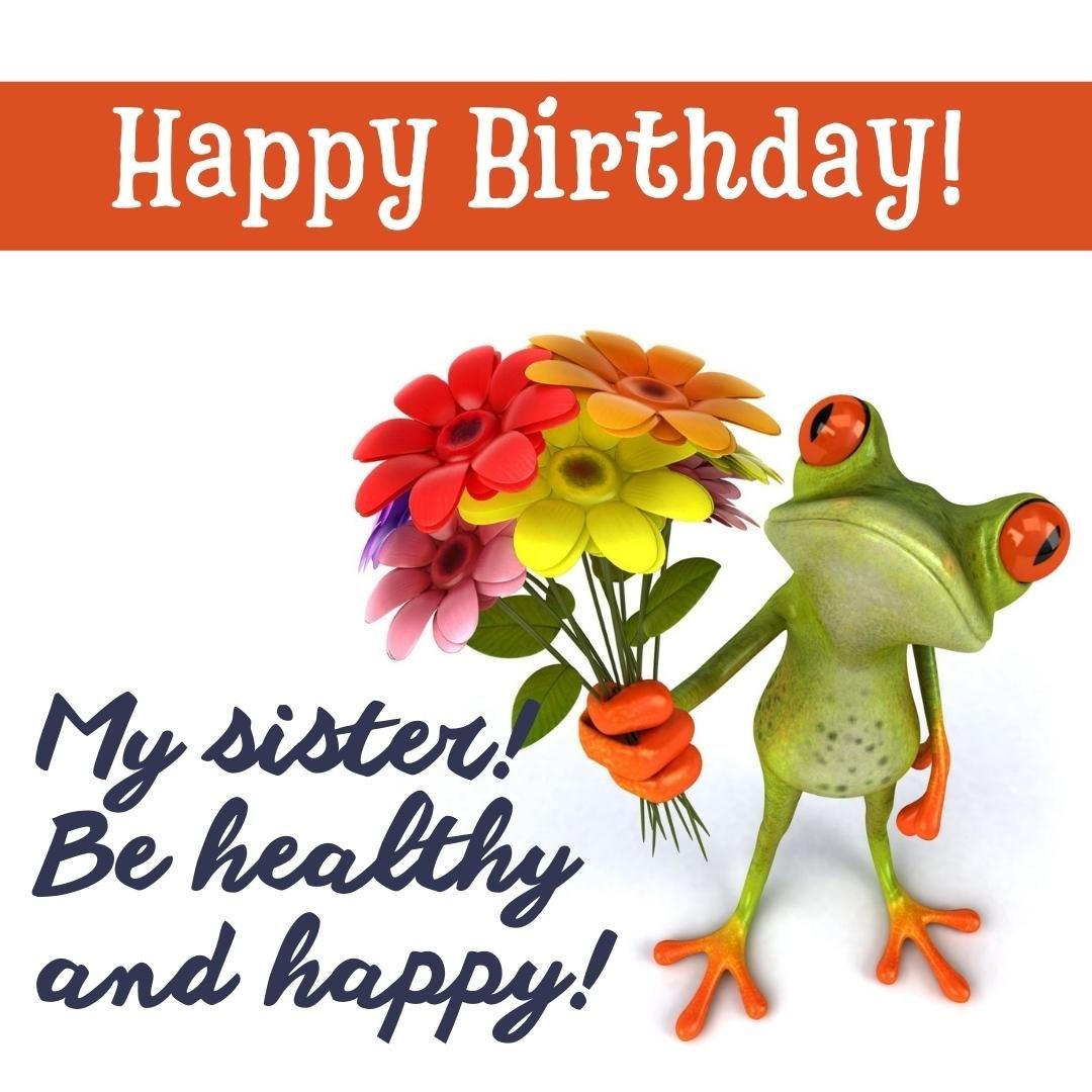 Birthday Greeting Ecard For Sister