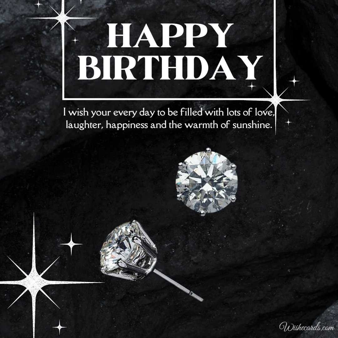 Birthday Greeting Ecard to Jeweler